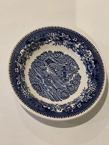 Vintage Enoch Wedgwood Tunstall Ltd ~ Cereal/Fruit Bowls x 4 “Avon Cottage” - Picture 1 of 4