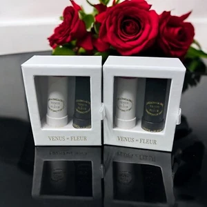 Two Venus Et Fleur Eternity Roses Duo Mini Lipstick Set Pink Red Gift Valentine - Picture 1 of 11