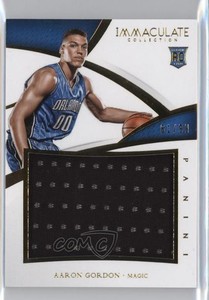 2014-15 Panini Immaculate Rookie Jerseys /99 Aaron Gordon #RJ-AG Rookie RC