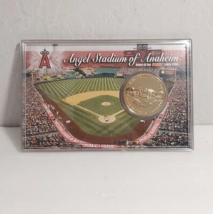 Angel Stadium of Anaheim 39 mm 24 kt Gold Overlay Coin Medal Medallion - Picture 1 of 2