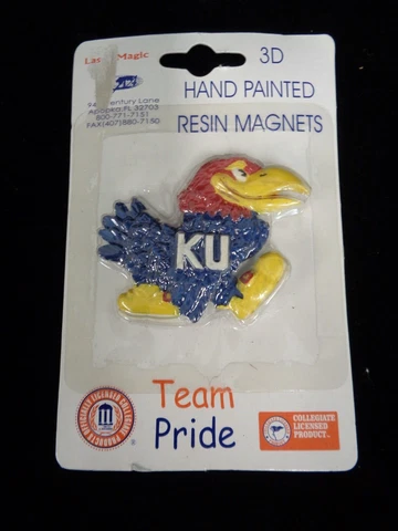 Kansas Jayhawks Refrigerator Magnet - New Old Stock Cover