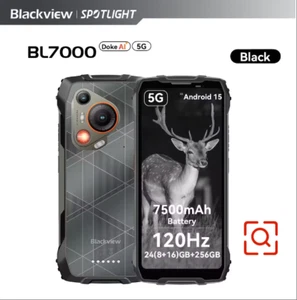 Blackview BL7000 5G AI IP68 Phone Deepseek GPT 7500mAh 50MP 120HZ Global Version - Picture 1 of 18