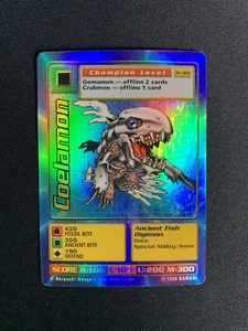 Digimon Digi Battle ST Insert Holo ST-36S Coelamon Foil TCG CCG Rare - Picture 1 of 2