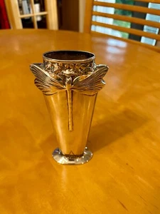 Christofle versilberte Libelle Libelle Vase GALLIA - Einzelhandel für $ 2950 - Bild 1 von 13