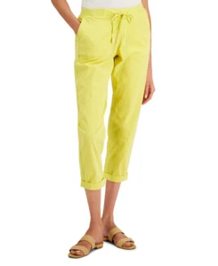Pantalones utilitarios Style & Co para mujer con puños (amarillo Sunbeam, X-grande) - Imagen 1 de 2