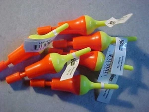 6 nuevos aparejos Rocket Bobbers 2000 3 3/4" AMARILLO TOP bobber pesca resorte de hielo - Imagen 1 de 3