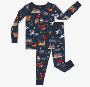 Little Sleepies Harry Potter Evening At Hogwarts 2 Piece Pajama Set 5/6 - Picture 1 of 3
