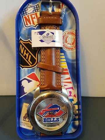 1998 Sportivi Buffalo Bills Wrist Watch New Never Worn LET'S GO BUFFALO! Cover