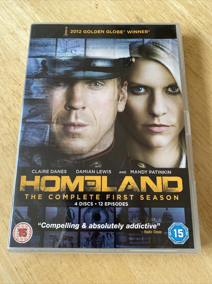 Homeland : Complete First Season (2011) 4 DVD Box Set Cert 15 Claire Danes 1 One - Image 1 of 3
