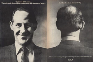 1974 Xerox 4000 Copier: Copies On One Side Then the Other Vintage Print Ad - Bild 1 von 1
