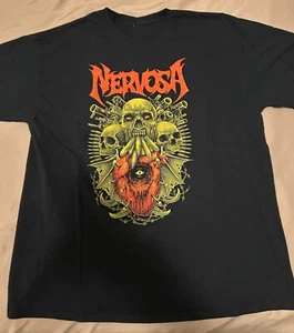 Nervosa shirt - Men's XL- Thrash Metal - Brazil - Metalhead Box Exclusive - Picture 1 of 4