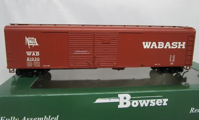 Bowser HO Scale Wabash 50' Round Roof Box Car #21030 NOS 41645 - Image 1 of 4