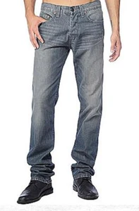 William Rast Jake Straight Cinder Block Jeans New with Tag Retail $175 - Picture 1 of 7