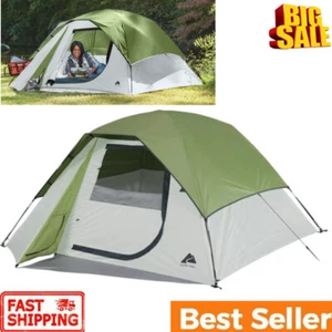 4-Person Instant Tent Outdoor Cabin Waterproof Family Dome Portable Camp Shelter - Picture 1 of 9