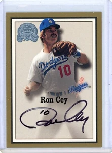 RON CEY 2000 FLEER GREATS of the GAME GOTG BASEBALL Autograph *ON-CARD AUTO - Picture 1 of 2