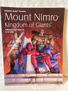 D&D Mount Nimro: Kingdom of Giants, 1999 Palladium Books NOT a reprint