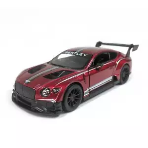 5" Die-cast: Bentley Continental GT3 (Red) 1/38 Scale - Picture 1 of 5
