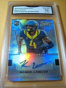 Kenny Lawler Seahawks 2016 Prizm Draft Picks automático novato Prizm radiocontrol #286 grado 10 - Imagen 1 de 1