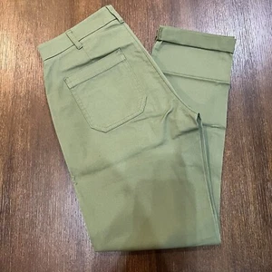 Pantalone chino J.Crew patch tasca slim fidanzato donna 24 verde leggero - Foto 1 di 11