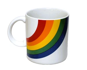 Vintage Rainbow Mug FTD 1986 Ceramic Korea - Picture 1 of 7