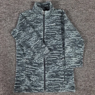 Columbia Jacket Girls Large 14/16 Gray Full Zip Mock Neck Outdoor Hiking Casual - Image 1 of 4