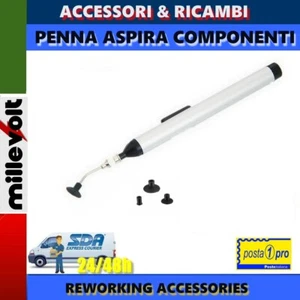 PENNA ASPIRA COMPONENTI ELETTRONICI DISSALDATURA SUCKER PEN SMD SMT - Foto 1 di 3