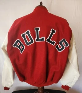 🔥🚨Vintage LRG Chalk Line Chicago Bulls Wool Varsity Spellout Jacket EUC Rare! - Picture 1 of 12