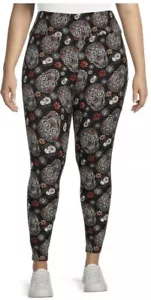 Leggings Terra & Sky High Rise Halloween Calaveras Mujer Talla 2X (20w-22w) Nuevo - Imagen 1 de 3