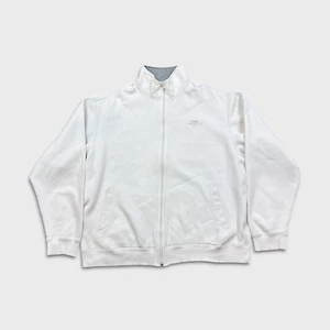 Vintage Nike Sportswear Sweatshirt Herren 2XL weiß Swoosh Full Zip Fleecejacke - Bild 1 von 10