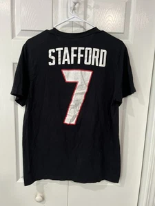 Nike Tee Georgia Bulldogs Matthew Stafford Black Jersey Tee Medium - Picture 1 of 5