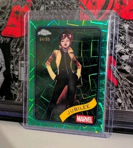 2025 Topps Chrome Marvel Jubilee Hulk rifrattore lazer verde #/99 - Foto 1 di 2