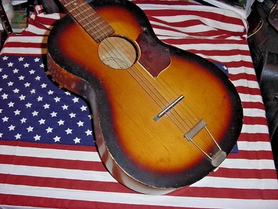 GUITARRA RARA VINTAGE FRAMUS WERKE AÑOS 50/60 HECHA EN BAVIERA SALÓN GUITARRA BLUES Foto 1 de 4