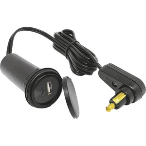 BAAS Tankrucksack-Kabel USB-A/ USB-C® Belastbarkeit Strom max.=7.2 A 12 V - Bild 1 von 1
