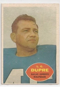 1960 Topps Football #35 L.G. Dupre - Picture 1 of 2