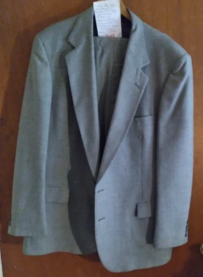 Vtg. Sansabelt Men's Suit, Jaymar Ruby, Houndstooth, Men's XL    (S108) - Imagem 1 de 4