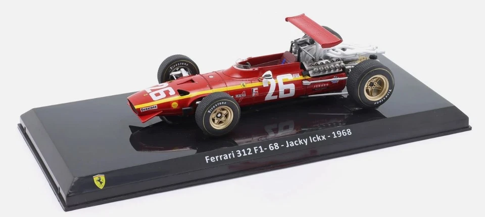 IXO, FERRARI 312 F1-68 1968 #26 - Jacky ICKX, 1/24,  MY3ALA0039 - Immagine 1 di 1