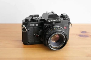 Chinon CE5 Film Camera & 50mm f/1.9 Lens - Picture 1 of 10