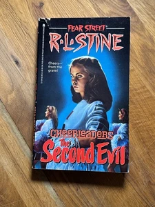 Cheerleaders The Second Evil R L Stine 1991 Fear Street YA Novel Archway - Foto 1 di 3
