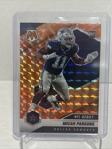 Micah Parsons Dallas Cowboys Reactive Orange 2021 Mosaic RC Nr. 257 - Bild 1 von 6