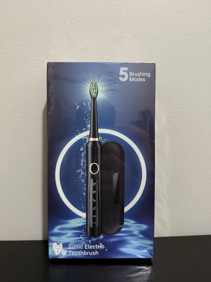 NUEVO* Cepillo de dientes eléctrico sónico USB recargable 5 modos de cepillado Foto 1 de 4