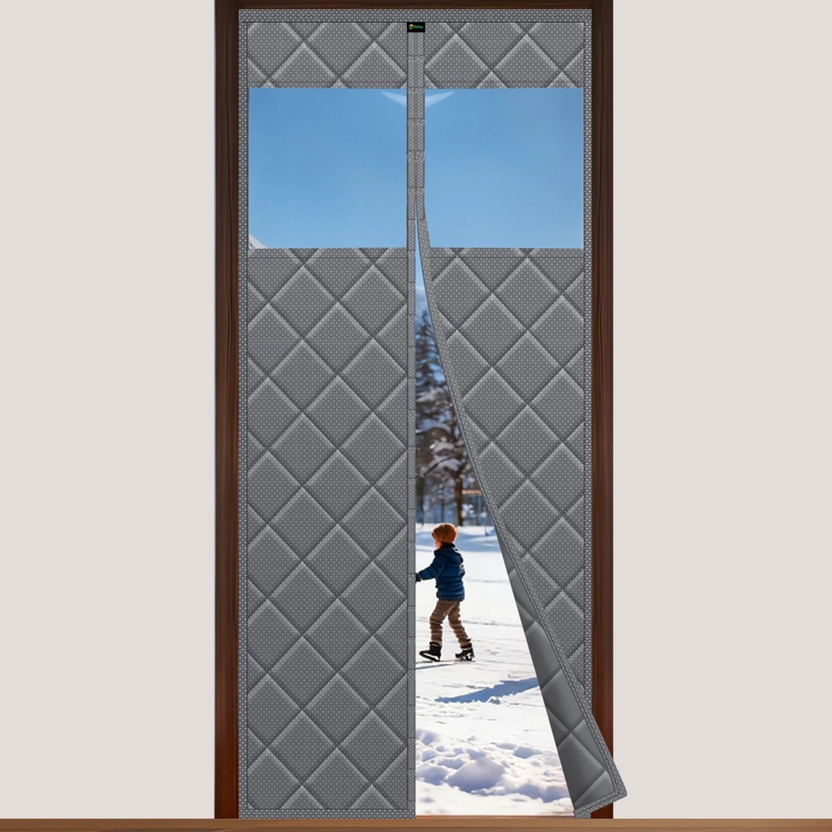 Magnet-Fliegengitter Für Türen – 140 X 245 Cm, Selbstklebend Ohne Bohren, Insektenschutz Mit Starker Magnetleiste, In Weiß