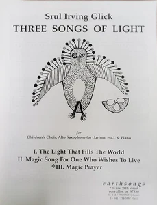 *LOTE DE 15* ORACIÓN MÁGICA - Srul Irving Glick - canciones de tierra - SSAA Octavo - Imagen 1 de 4