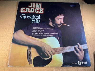 B6-83 JIM CROCE Greatest Hits - 1981 - K-TEL 18L0223 - IMPORT SPAIN -RECORD FOLK - Image 1 of 4