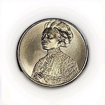 Jovita Idar 2023 D Quarter Error Coin in Cod We Trust Collectable  - Image 1 of 4