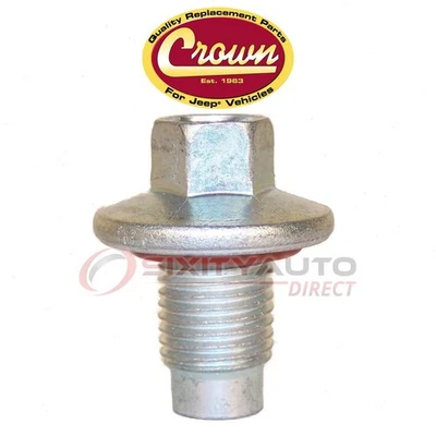 Crown Automotive Engine Oil Drain Plug Assembly for 2015-2017 Chrysler 200 - jg - Image 1 of 4