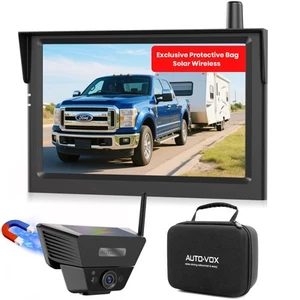 Solar Backup Camera Wireless for RVs and Trailers No-Installation - 5" HD 108... - Picture 1 of 7