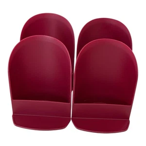 TUPPERWARE 4" Granate Rojo Balancín Juego de 4 Botes Mismo Tamaño y Color NUEVO - Imagen 1 de 8