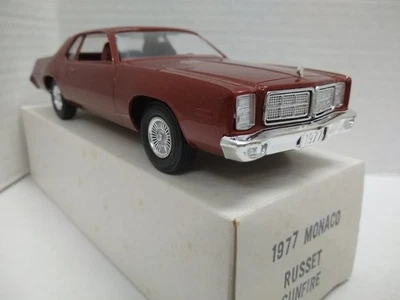 MPC 1977 Dodge Monaco 1/25 Scale Promo Plastic Car - Russet Sunfire - Image 1 of 2