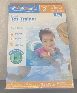 Aqua Swim School Deluxe girls TOT Trainer Level 2 pink aqua 2-4 Years New - Picture 1 of 2