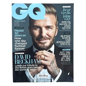 GQ Magazine 2015 June David Beckham Football Magazine Rear Grylls - Picture 1 of 10